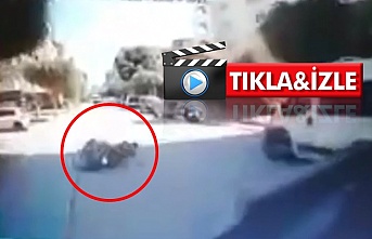 Alanya'da feci kaza kamerada!