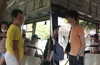 Alanya'da otobüse maskesiz yolcu alınması tepki çekti!