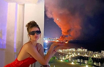 Alanya'da tur tekneleri yanarken çekilen fotoğrafa sert tepki!