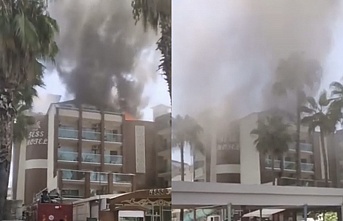 Alanya otel yangını korkuttu