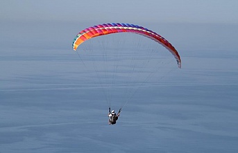 Alanya’da Yamaç Paraşütü heyecanı yaşandı