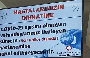 Alanya’daki hastaların dikkatine!