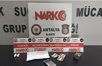 Antalya’dan Alanya’ya gelen uyuşturucu polise takıldı
