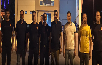 Türkdoğan'dan itfaiye ekiplerine teşekkür ziyareti