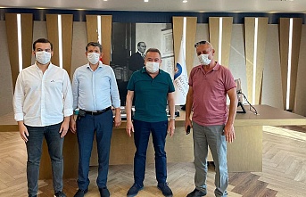 Zavlak'tan Başkan Böcek'e ziyaret