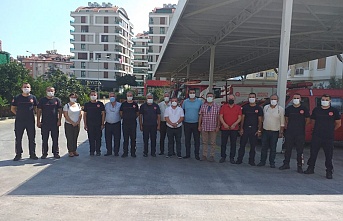 Alanya CHP’den İtfaiye Müdürü Çelik’e ziyaret