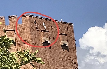 Alanya’da fotoğraf çektirmek için ölüme meydan okudular