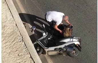 Alanya’da motosiklet kazasında 1 kişi yaralandı