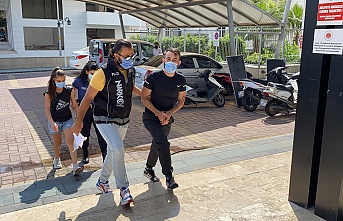 Alanya’da yakalanan uyuşturucu tacirleri adliyede