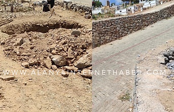 Alanya’nın en büyük mezarlığında sorunlar bitmiyor
