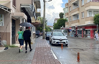 Alanya’ya beklenen yağmur geldi