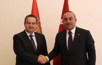 Bakan Çavuşoğlu, Sırbistanlı konuğunu ağırladı