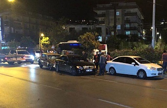 Alanya çevre yolunda zincirleme kaza!