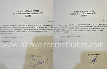 Alanya CHP Gençliği’nde istifa eden 2 kardeş 1 günde çark etti