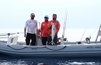 Alanya’da balıkçılar büyük ödül için yarıştı