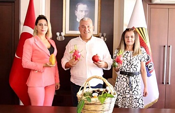 Alanya’daki kadın girişimcilerden Başkan Şahin’e ziyaret