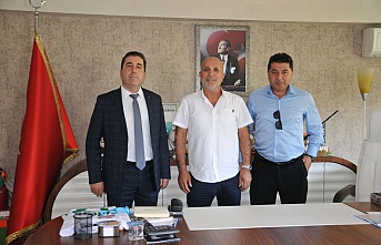 Kaymakam ve emniyet müdürlerinden Alanyaspor'a ziyaret