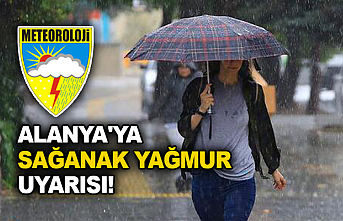 Meteoroloji uyardı! Alanya’ya sağanak yağışlar geliyor