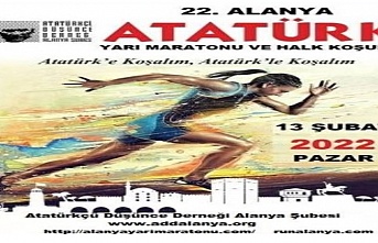 Alanya’da Atatürk için koşmaya çağrı