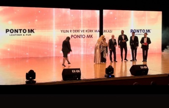 Türkiye’de ‘Yılın Deri ve Kürk Markası’ ödülü Alanya’dan Ponto MK’ya verildi