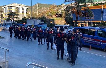 Alanya’da uyuşturucu operasyonunda 9 tutuklama