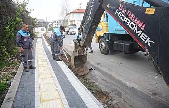 Alanya Belediyesi’nden şehir merkezinde hummalı çalışma