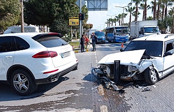 Alanya’da korkutan kaza!