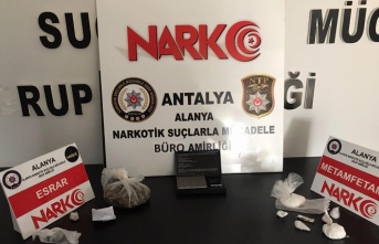 Alanya'da uyuşturucu ve hırsızlık operasyonları: 13 gözaltı