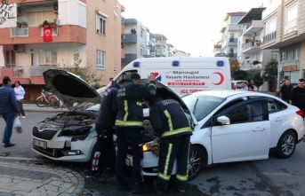 Kaza sonrası yüzüne sürülen kolonya başına iş açtı!