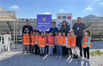 ALANYA BELEDİYESİ GÜNEŞ ENERJİ TESİSİ’NE MİNİK ÇEVRECİLERDEN ZİYARET