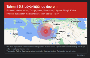 Alanya deprem ile sallandı!