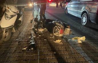 Gazipaşa’da otomobille motosiklet çarpıştı: 1 yaralı!