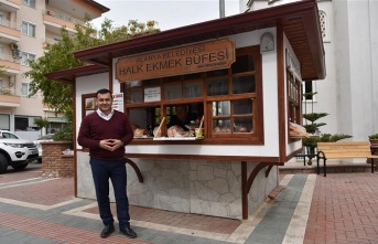 ALANYA BELEDİYESİ HALK EKMEK BÜFELERİNDE 6 TL’DEN SATILAN PİDELERE YOĞUN İLGİ