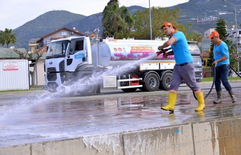 ALANYA BELEDİYESİ’NDEN BAYRAM TEMİZLİĞİ