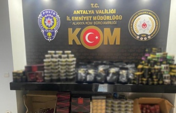 Alanya'da kaçakçılık operasyonu !