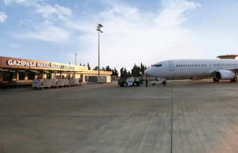 Gazipaşa Havalimanı'nı nisan ayında 52 bin 574 yolcu kullandı