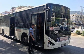 Alanya’da taksi ve halk otobüsleri denetlendi