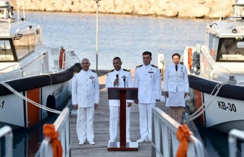 Sahil Güvenlik Antalya Grup Komutanlığı'nda devir teslim töreni