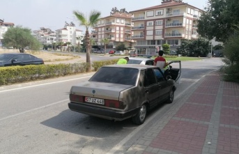 Abart egzoz denetiminden kaçtı yakalanınca yemediği ceza kalmadı