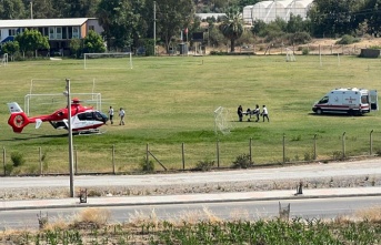 Ambulans helikopter karaciğer enfeksiyonu hasta için havalandı