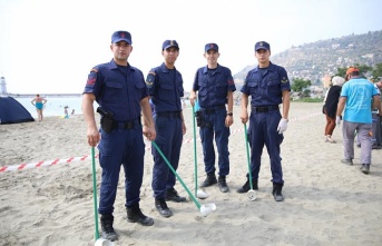 Galip Dere Halk Plajı'nda ikinci kategorize çalışması gerçekleştirildi