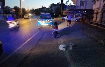 Manavgat’ta motosiklet kazası: 1 yaralı