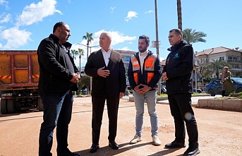 Atatürk Caddesi’ndeki yenileme çalışmalarında sona gelindi