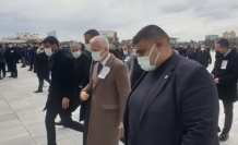 İYİ Parti Alanya İlçe Başkanı eski bakanın cenazesine katıldı