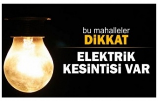 Alanya'nın o mahallelerinde elektrik kesilecek!