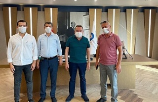 Zavlak'tan Başkan Böcek'e ziyaret