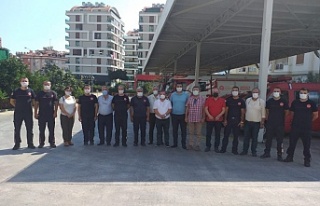 Alanya CHP’den İtfaiye Müdürü Çelik’e ziyaret