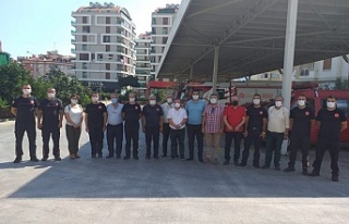 Alanya CHP’den İtfaiye Müdürü Çelik’e ziyaret
