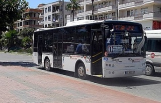 Alanya'da halk otobüsü fiyat tarifesi belli...