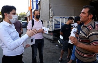 Alanya DEVA Partisi’nden sanayi esnafına ziyaret